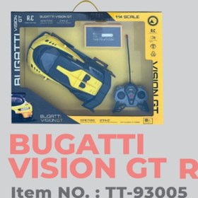 تصویر ماشین کنترلی بوگاتی مدل TRIRI GTR TT93005 مقیاس ۱ به ۱۴ 