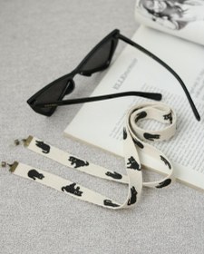 تصویر بند عینک طرح گربه 