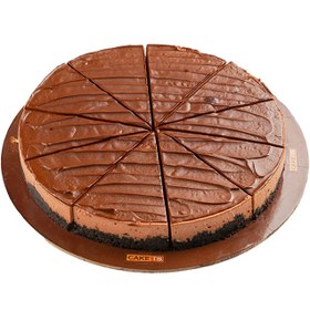 تصویر چیز کیک نوتلا ۱۰ برش 