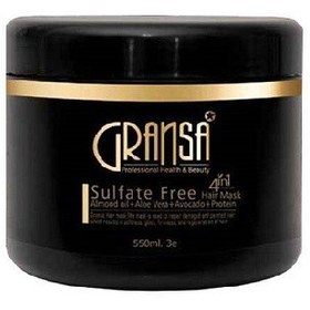 تصویر ماسک مو بدون سولفات 4در1 گرانسا 550میل Gransa Gransa 4in1 Hair Mask sulfate free 550ml