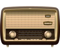 تصویر Old Radio PNG – Antique Radio 