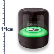 تصویر اسپیکر بلوتوثی قابل حمل مدل Z5 ظرفیت ۰.۸ کیلوگرم رقص نور دار 