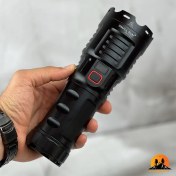تصویر چراغ قوه اسمال سان مدل ZY-T301 با نور LED ۵۰۰۰ لومن و برد ۹۰۰ متر 