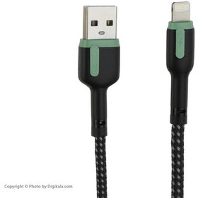 تصویر کابل تبدیل USB به لایتنینگ هیسکا مدل LX-835 طول 1 متر 