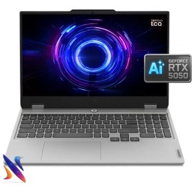 تصویر لپ تاپ گیمینگ لنوو LOQ I5-13450HX ظرفیت ۱۲ گیگابایت رم ۵۱۲ گیگابایت SSD سایز ۱۵.۶ اینچ با گرافیک RTX 5050 