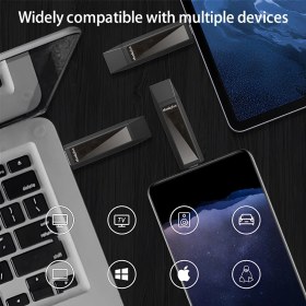 تصویر فلش مموری لنوو TU203 ظرفیت ۲۵۶ گیگابایت OTG تایپ‌سی 