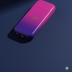 تصویر فندک دلفینی بلند دو رنگ 