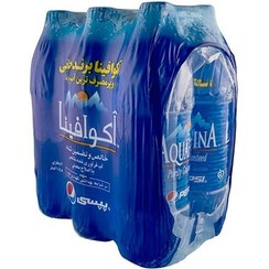 تصویر آب معدنی آکوافینا ۱ لیتری بسته ۶ عددی 