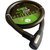 تصویر قفل کابلی موتوری ۱۵۰ سانتی متری اوکی OK مدل 905m 