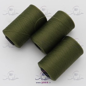 تصویر نخ سردوز (تراویرا) قرقره ای سبز ارتشی (پک 3 عددی) 