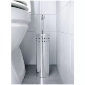 تصویر برس توالت ایکیا مدل BAREN ا IKEA BAREN Toilet brush, stainless steel IKEA BAREN Toilet brush, stainless steel