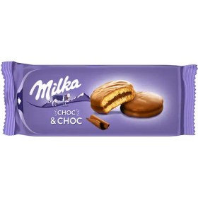 تصویر کیک شکلاتی میلکا چوک اند چوک ۱۵۰ گرم milka choc & choc 