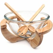 تصویر کاسه سالاد مدل کمانی کد محصول 1404188 