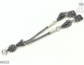 تصویر کرکوش نقره دو رشته ای کد 49253 