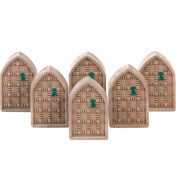 تصویر مهر نماز مدل دخیل بسته 6 تایی 