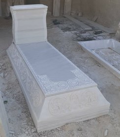 تصویر سنگ قبرمرمر ازنا 