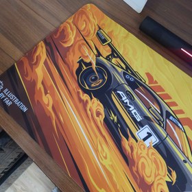 تصویر دسک پد (موس پد) طرح ماشین Mercedes 