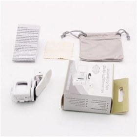 تصویر میکروسکوپ گیره دار بغل عدسی دار 20X/60X کد 6085 