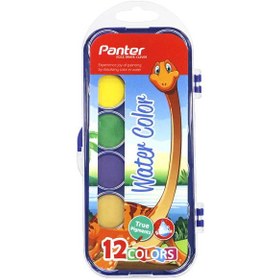 تصویر آبرنگ 12 رنگ پنتر 