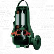 تصویر پمپ لجن کش ضدانفجار داب مدل FKV با پروانه VORTEX 