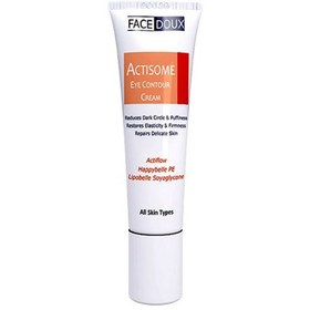 تصویر کرم اکتیزوم دور چشم 15 میل فیس دوکس Face Doux Actisome Eye Cream 15ml