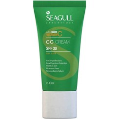 تصویر سی سی کرم سیگل (Seagull) با SPF30 رنگی حجم 40 میلی لیتر 