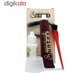 تصویر کیت رنگ ابرو سانتکس شماره C7-E8.3 حجم 30 میلی لیتر رنگ بلوند طلایی روشن 