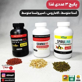 تصویر پک 3 عددی غذا گوشتخوار متوسط 