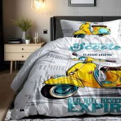 تصویر روتختی تک نفره پسرانه رزت طرح Jcooter سری R86 