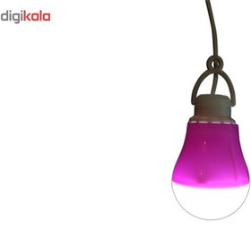 تصویر چراغ قوه اویز USB مدل LED BULB - قرمز 