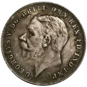 تصویر سکه 25 امین سالگرد تاجگذاری شاه جورج پنجم 1935 میلادی 