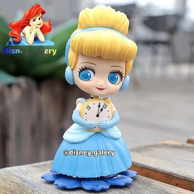 تصویر خرید فیگور پرنسس سیندرلا با ساعت مدل کیوت cinderella Cinderella qposket