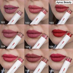 تصویر رژ لب مایع شاماش مات با ماندگاری بالا - ۱۸ رنگ مختلف Shamash lip stick