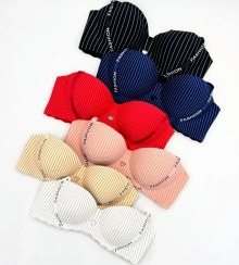 تصویر سوتين ليزري راه راه fashion | كد 331308 ( ارسال رايگان ) 