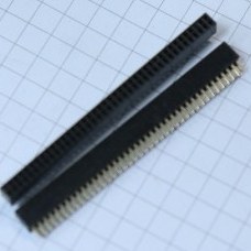 تصویر پین هدر PIN HEADER 2X40 FEMALE ST 1.27MM 