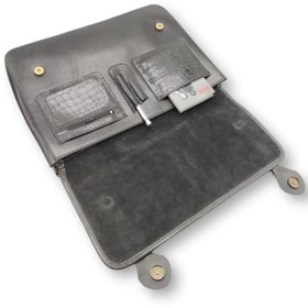 تصویر کیف اداری مشکی کد 12400 