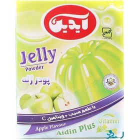 تصویر آیدین پودر ژله با طعم سیب جعبه مقوایی 100 g 