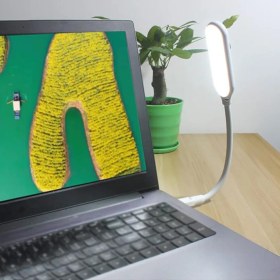 تصویر چراغ لامپ USB مدل 6150 با نور مهتابی MoonLight USB LED