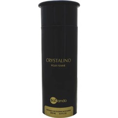 تصویر اسپری بدن زنانه بایلندو مدل ورساچه کریستال نویر Versace Crystal Noir حجم 200 میلی لیتر 