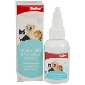 تصویر قطره پاک کننده اشک حیوانات خانگی بایولاین Bioline Tear Stain Remover حجم 50 میلی‌لیتر 