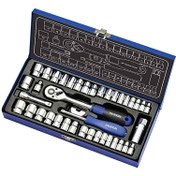 تصویر جعبه بکس 17 پارچه هیوندای مدل SS-1417 HYUNDAI SS-1417 Socket Wrench Set