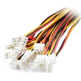 تصویر کانکتور 3پین ایکس اچ ماده به همراه سیم XHP 3 WIRE XHP 3 WIRE