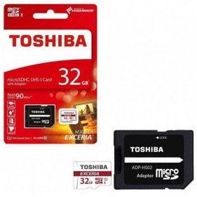 تصویر کارت حافظه رنگی TOSHIBA 32G کلاس 10 سرعت 90MB/s 