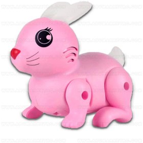 تصویر عروسک اسباب بازی خرگوش موزیکال متحرک 