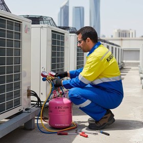 تصویر گاز مبرد فریون R410a ای بی سی (ABC) 