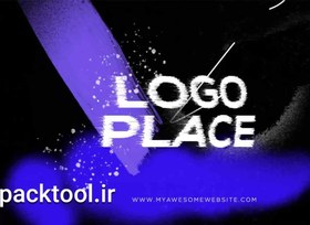 تصویر دانلود پروژه آماده لوگو نویز و پارازیت در پریمیر پرو Glitch Logo Intro Grunge Distortion 