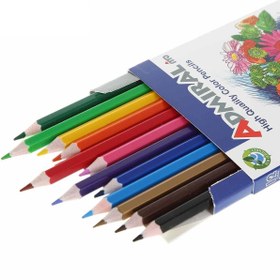 تصویر مداد رنگی ۱۲ رنگ ادمیرال 