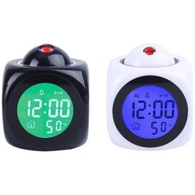 تصویر ساعت رومیزی دیجیتال مدل CJ2028 ا LCD CLOCK LCD CLOCK