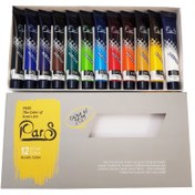 تصویر رنگ اکریلیک پارس بسته ۱۲ عددی حجم ۲۱ میلی لیتر 