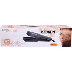 تصویر اتو مو (ویو) کومکس مدل Km-207 کد 2516 Komex Saga hair straightener km-207